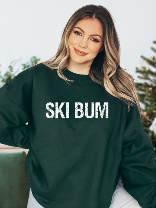 SKI BUM Crew Neck Sweatshirt