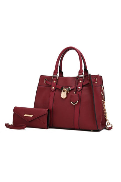 MKF Collection Christine Satchel with wallet b Mia