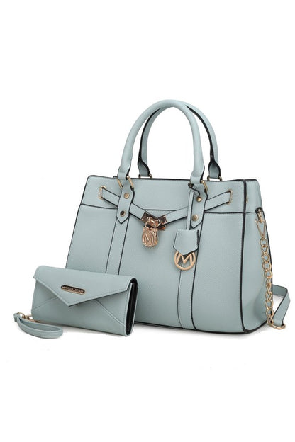 MKF Collection Christine Satchel with wallet b Mia