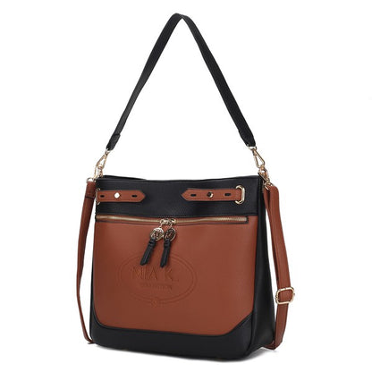 MKF Collection Evie two tone Shoulder bag by Mia k