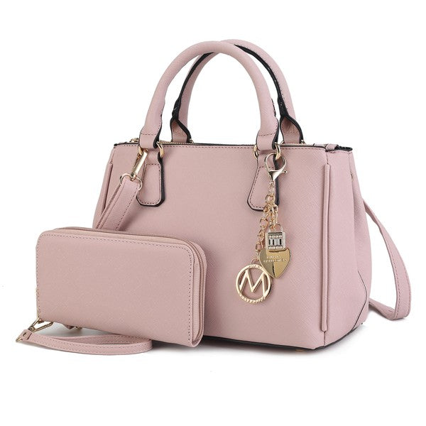 MKF Collection Ruth Satchel Bag with Wallet by Mia