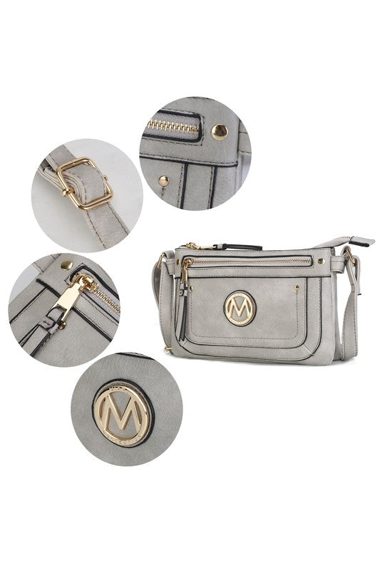 MKF Collection Elaina Crossbody Handbag by Mia K