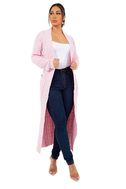 LONG MAXI SWEATER CARDIGAN