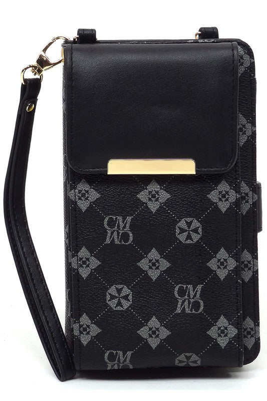 CM Monogram Wallet Crossbody Cell Phone Case