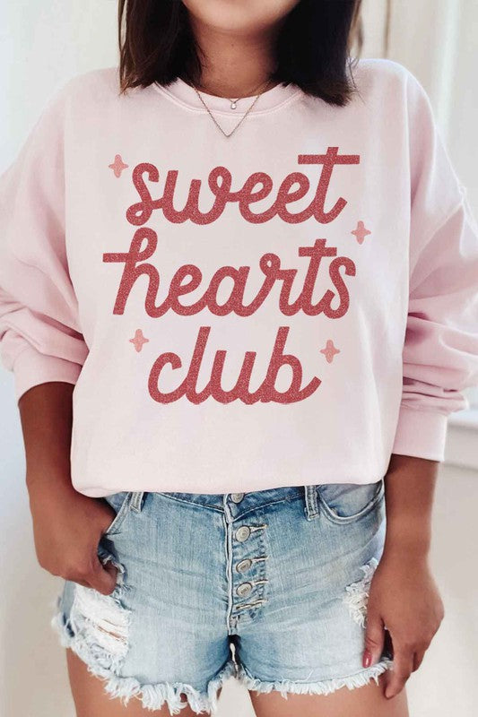 SWEET HEARTS CLUB SWEATSHIRT PLUS SIZE