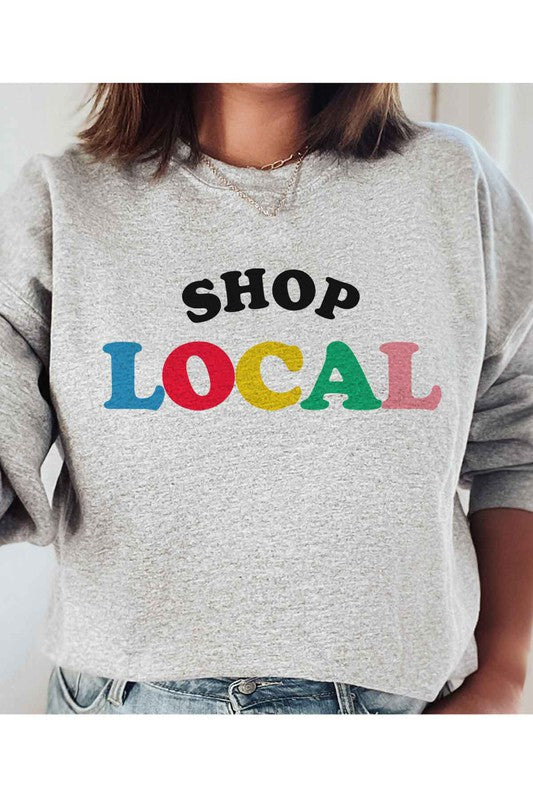 SHOP LOCAL SWEATSHIRT PLUS SIZE