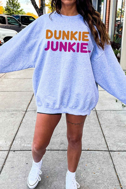 DUNKIE JUNKIE GRAPHIC SWEATSHIRT