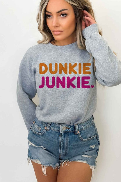 DUNKIE JUNKIE GRAPHIC SWEATSHIRT