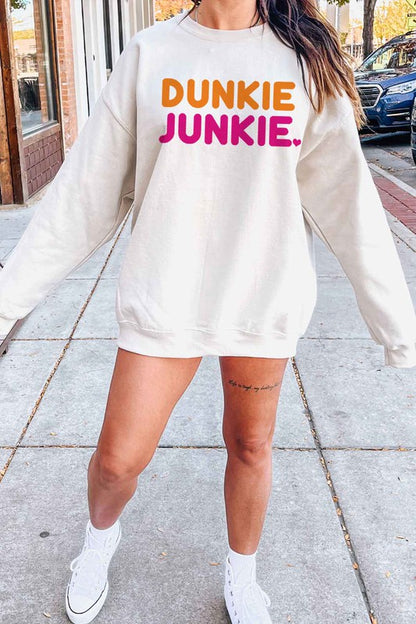 DUNKIE JUNKIE GRAPHIC SWEATSHIRT