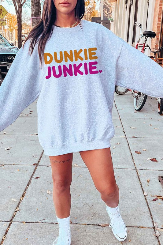 DUNKIE JUNKIE GRAPHIC SWEATSHIRT