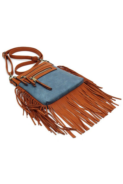 Western Fringe Crossbody Bag