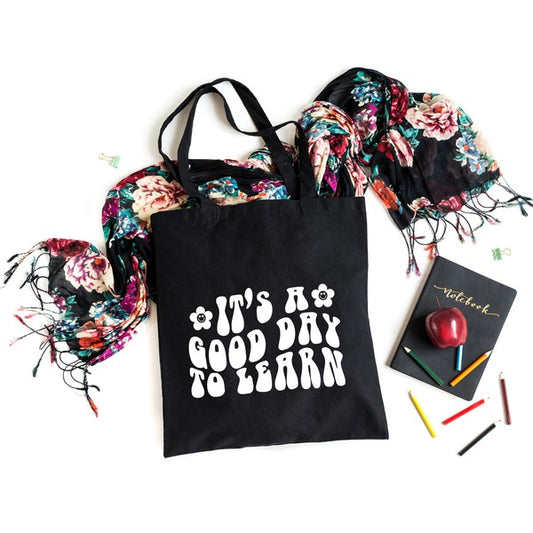 Good Day To Learn Flowers Tote