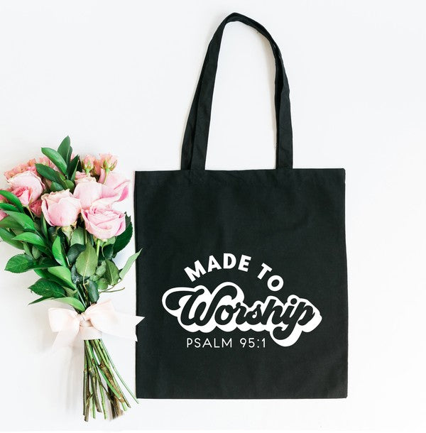 Retro Made to Worship Tote