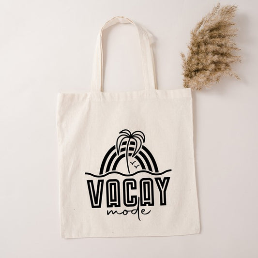 Vacay Mode Rainbow Tote