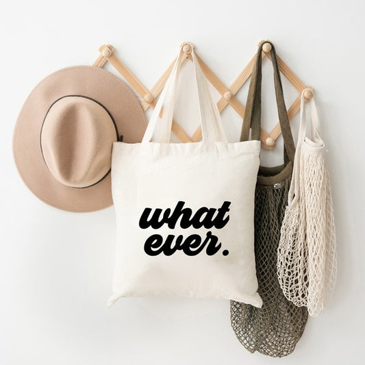 What Ever Cursive Tote