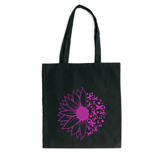 Sunflower Breast Cancer Tote