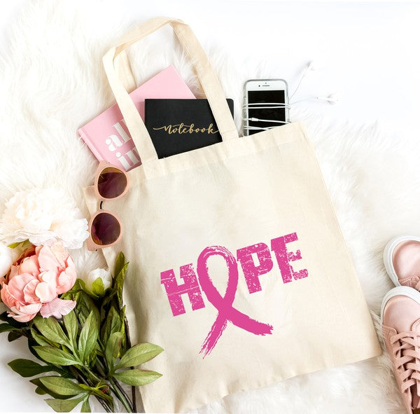 Hope Ribbon Tote