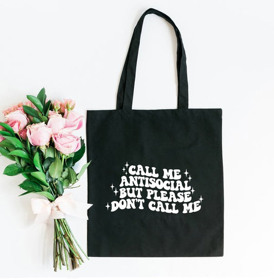 Call Me Antisocial Tote