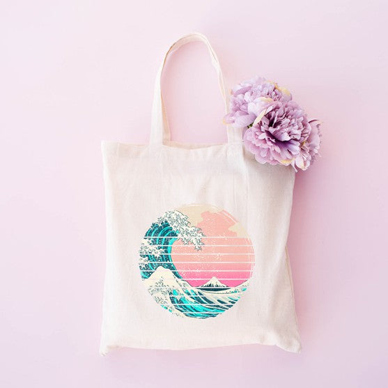 Waves Vintage Tote