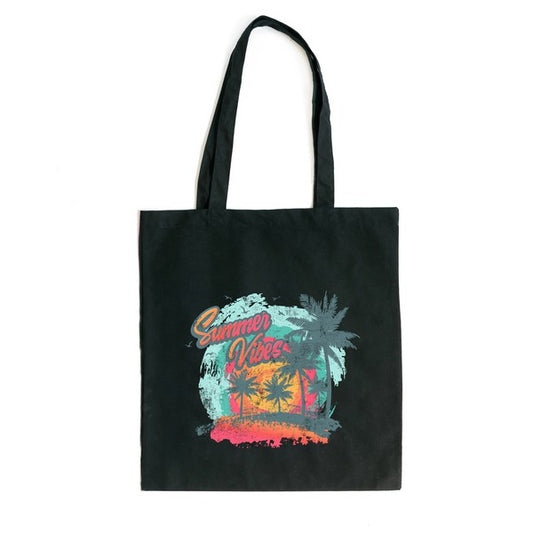 Summer Vibes Vintage Tote