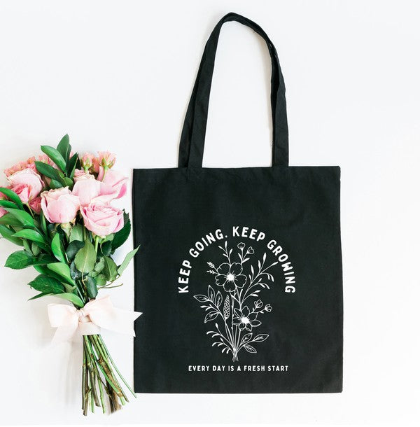 Keep Going Keep Growing Tote