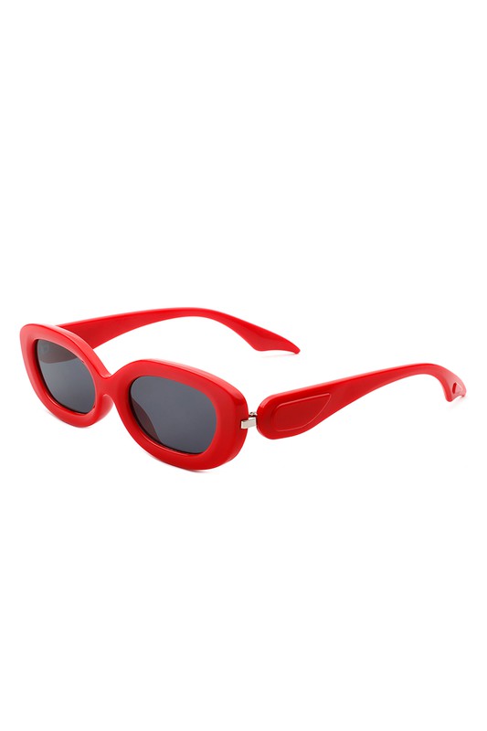 Round Narrow Oval Chic Fashion Sunglasses