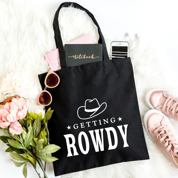 Getting Rowdy Cowboy Hat Tote