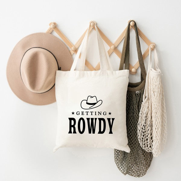 Getting Rowdy Cowboy Hat Tote