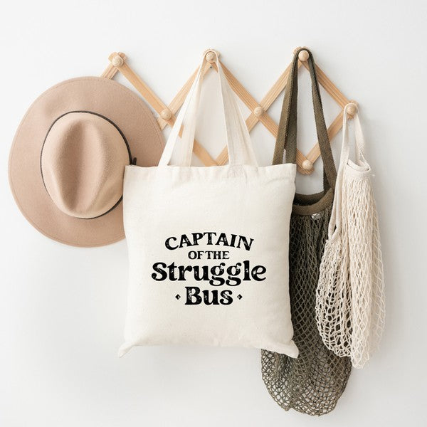 Captain of the Struggle Bus Tote