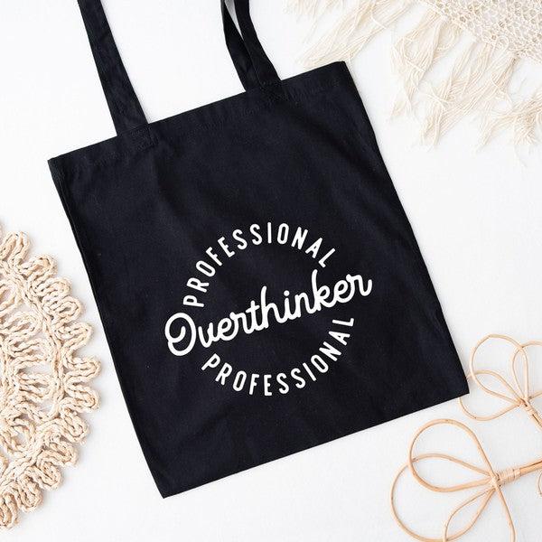 Professional Overthinker Circle Tote