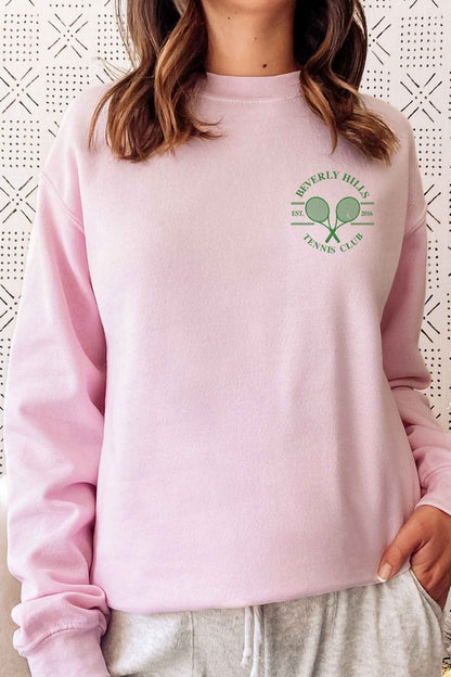 BEVERLY HILLS TENNIS CLUB GRAPHIC SWEATSHIRT