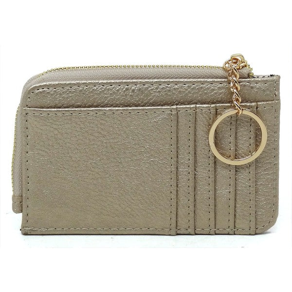 Fashion Card Holder Keychain Wallet