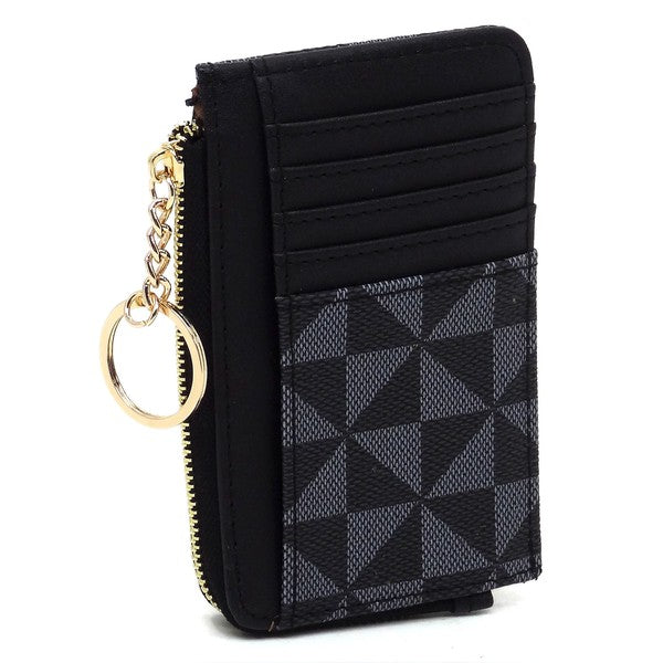 PM Monogram Card Holder Keychain Wallet