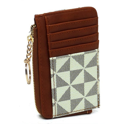 PM Monogram Card Holder Keychain Wallet