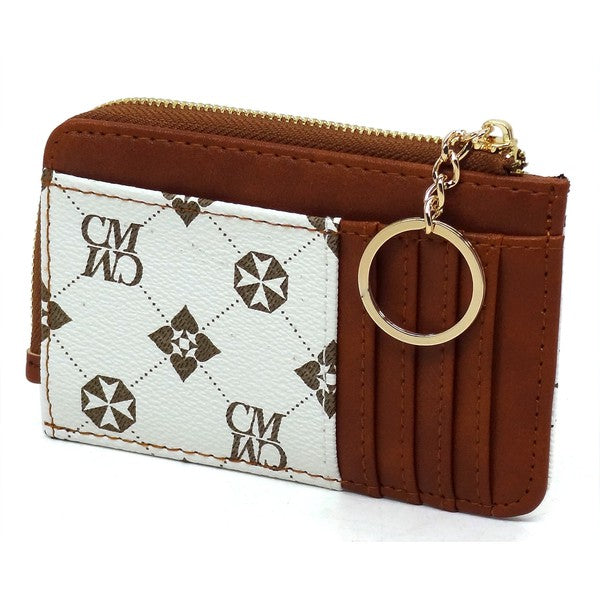 CM Monogram Card Holder Keychain Wallet