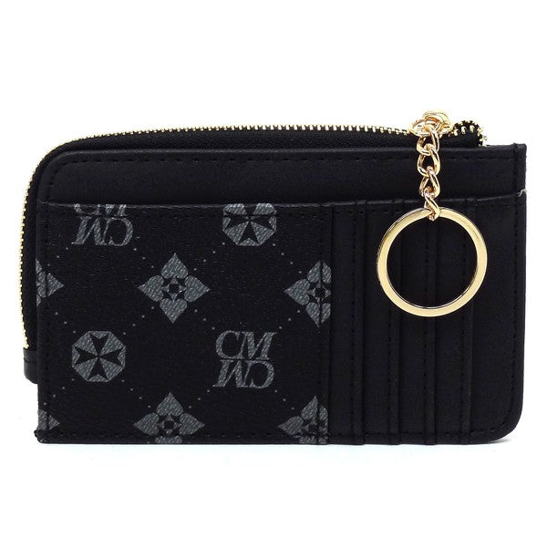 CM Monogram Card Holder Keychain Wallet