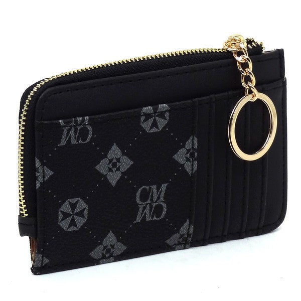 CM Monogram Card Holder Keychain Wallet