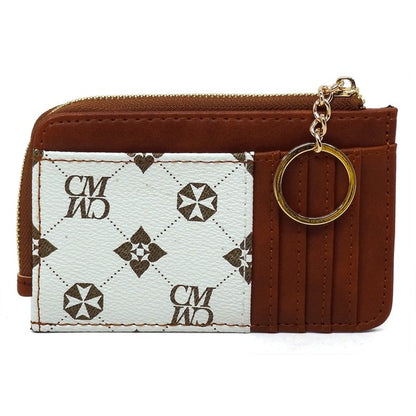 CM Monogram Card Holder Keychain Wallet