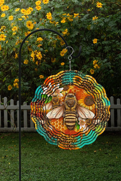 Bee Leopard Garden Spring Wind Spinner