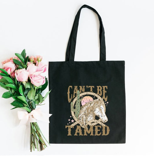 Can't Be Tamed Rope Tote