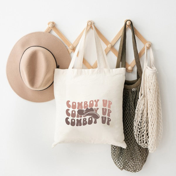 Cowboy Up Stacked Tote