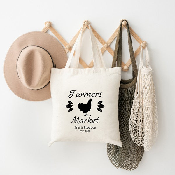 Famers Market Chicken Tote