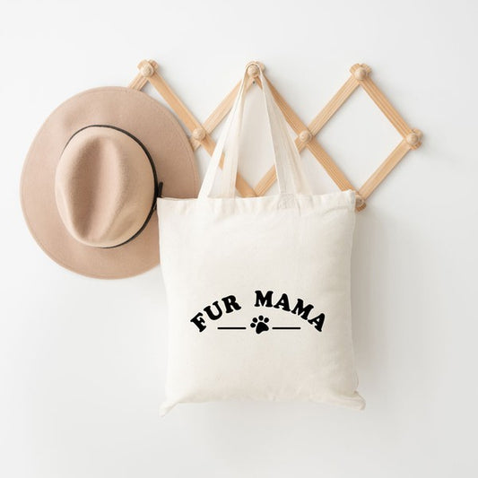 Fur Mama Curved Tote