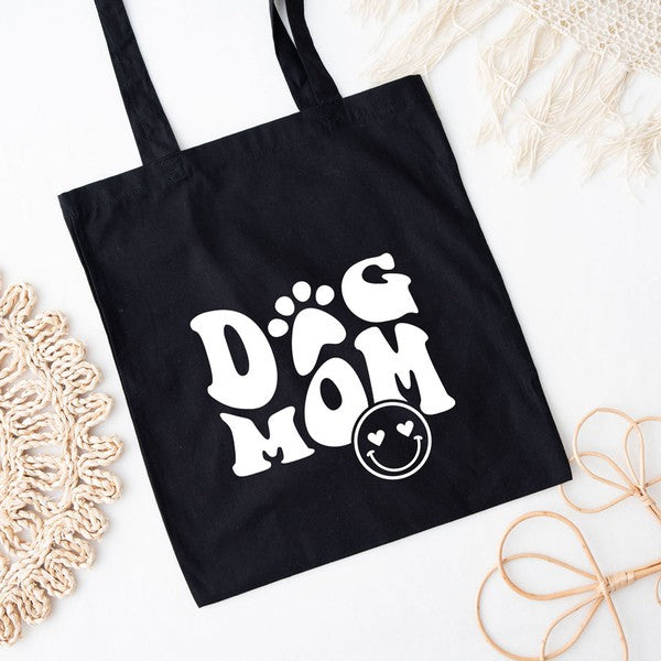 Dog Mom Smiley Tote