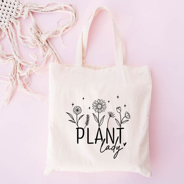 Plant Lady Flowers Tote