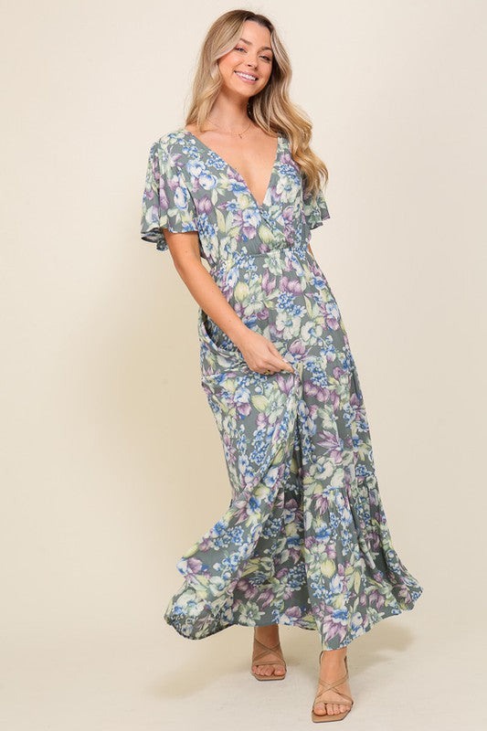 Arya Flora Maxi Dress