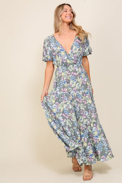 Arya Flora Maxi Dress