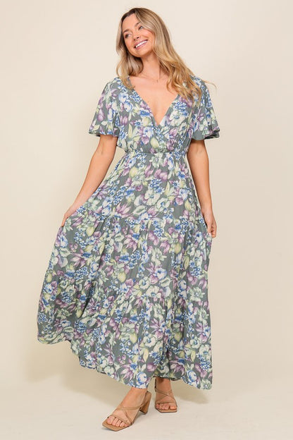 Arya Flora Maxi Dress