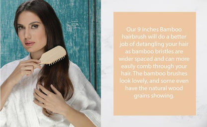 Natural Wooden Detangling Hair Brush