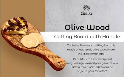 Original Olive Wood Cutting Board with Handle